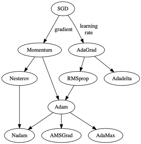 Gradient Descent evolution map