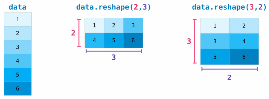 NumPy reshaping