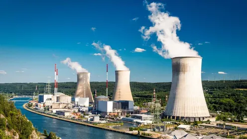 A nuclear power plant