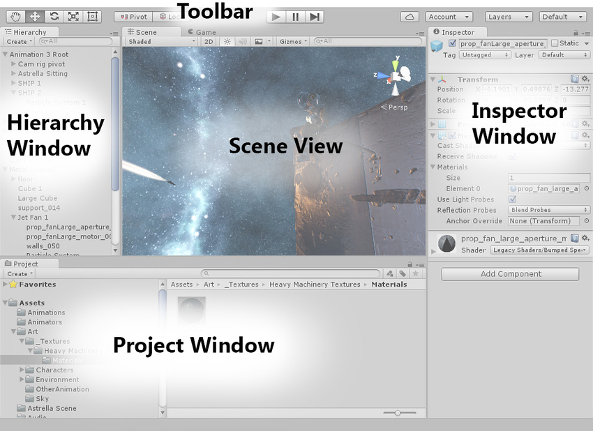 Unity editor 1